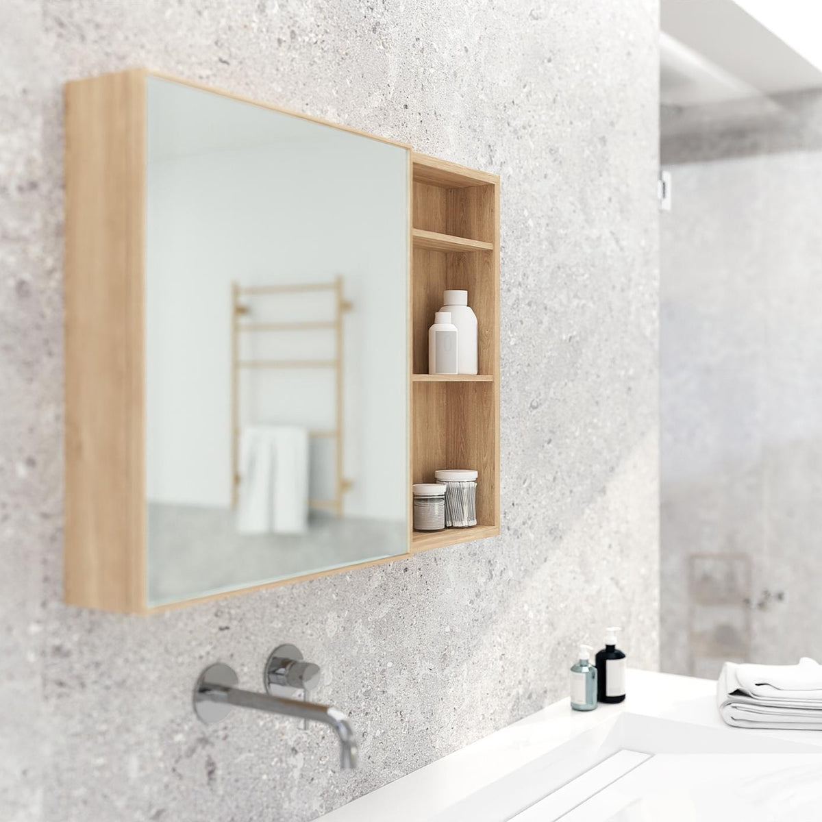 Shelf 550 'Slimline' oak