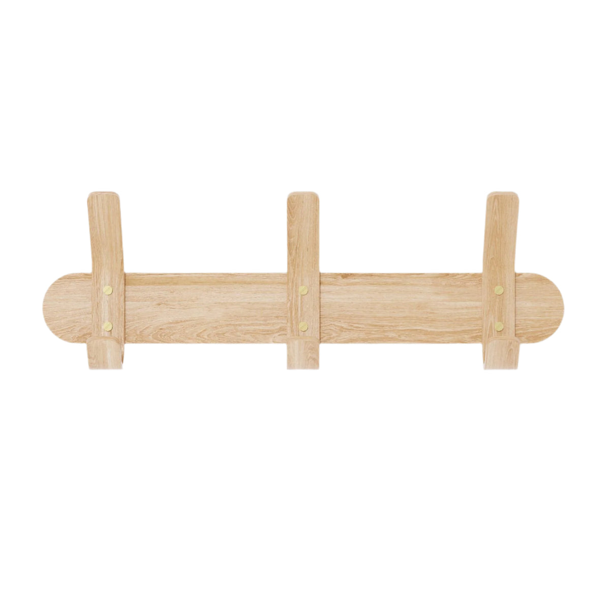 wall hooks left hook 3 - oak