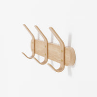 wall hooks left hook 3 - oak