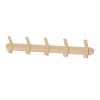 wall hooks left hook 5 - oak
