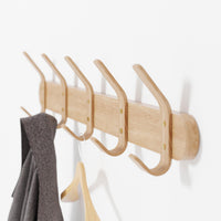 wall hooks left hook 5 - oak
