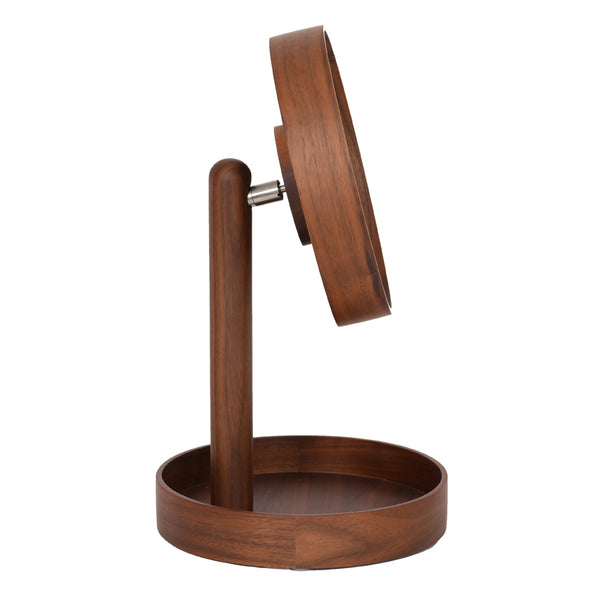 magnify mirror boutique look - walnut