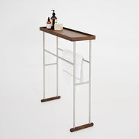 'Yoku' caddy towel rail walnut
