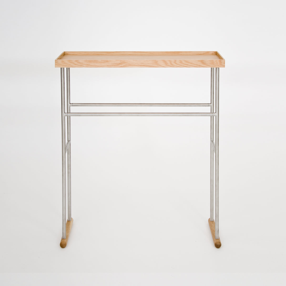 'Yoku' caddy towel rail oak
