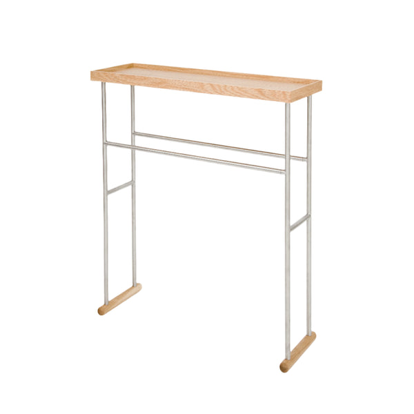 'Yoku' caddy towel rail oak