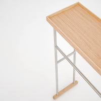 'Yoku' caddy towel rail oak