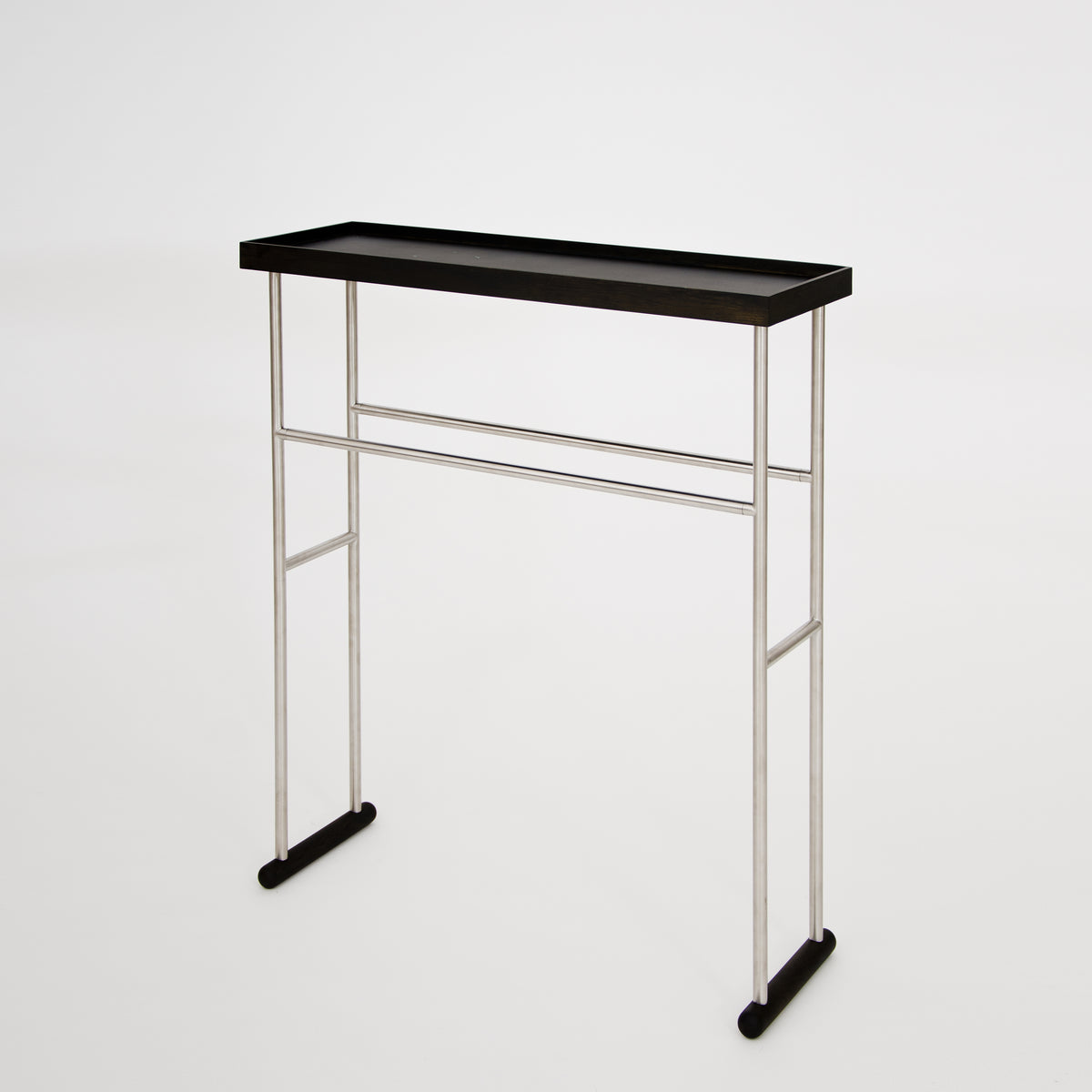 'Yoku' caddy towel rail dark oak
