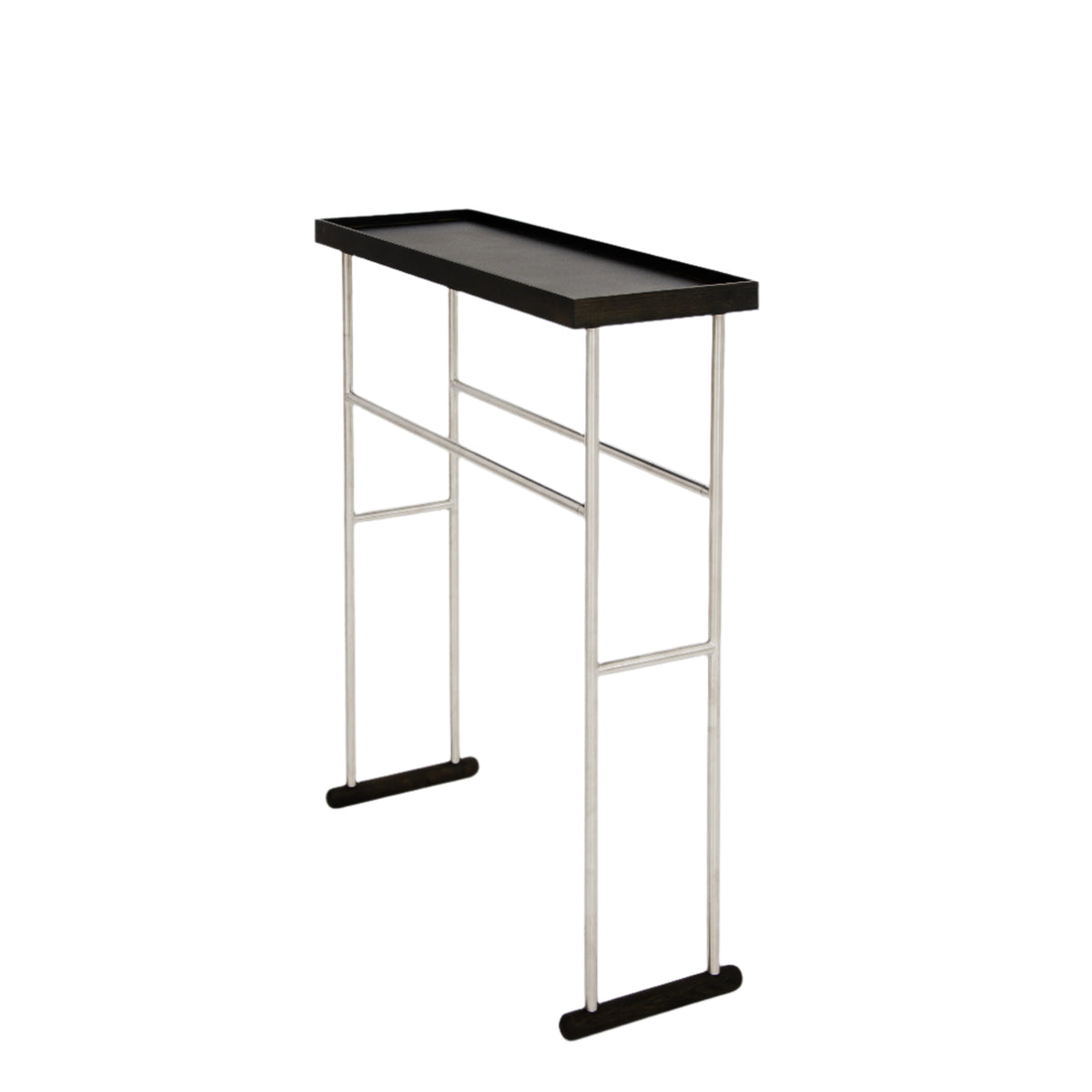 'Yoku' caddy towel rail dark oak