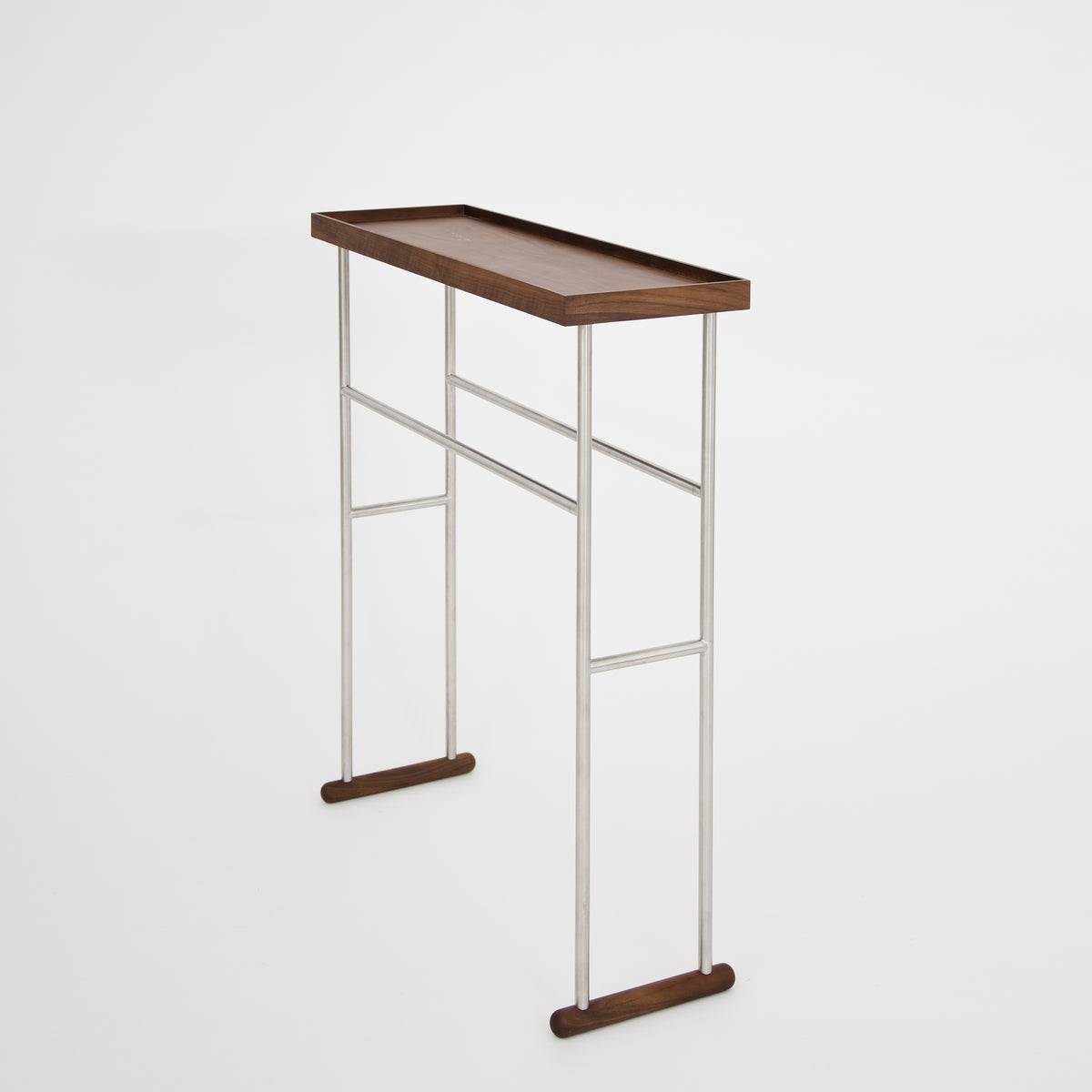 'Yoku' caddy towel rail walnut