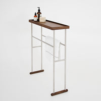 'Yoku' caddy towel rail walnut