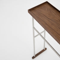 'Yoku' caddy towel rail walnut