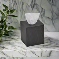 Tissue box cover dark oak
