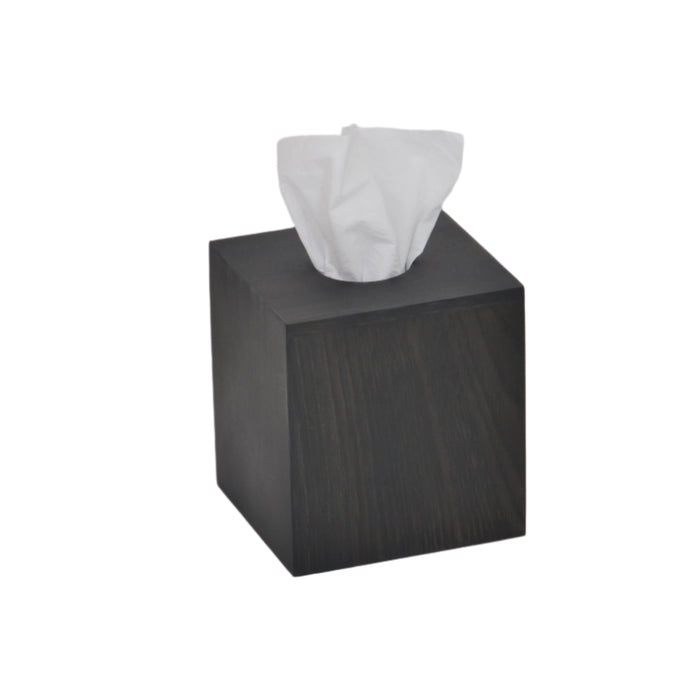 Tissue box cover dark oak