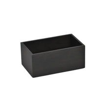 Bath accessories storage box dark oak