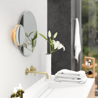 wall mirror eclipse - oak