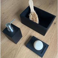 mezza soap dish - dark oak