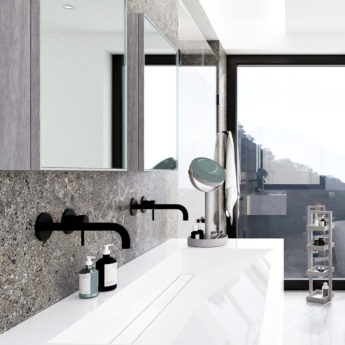Cabinet 550 'Slimline' oyster