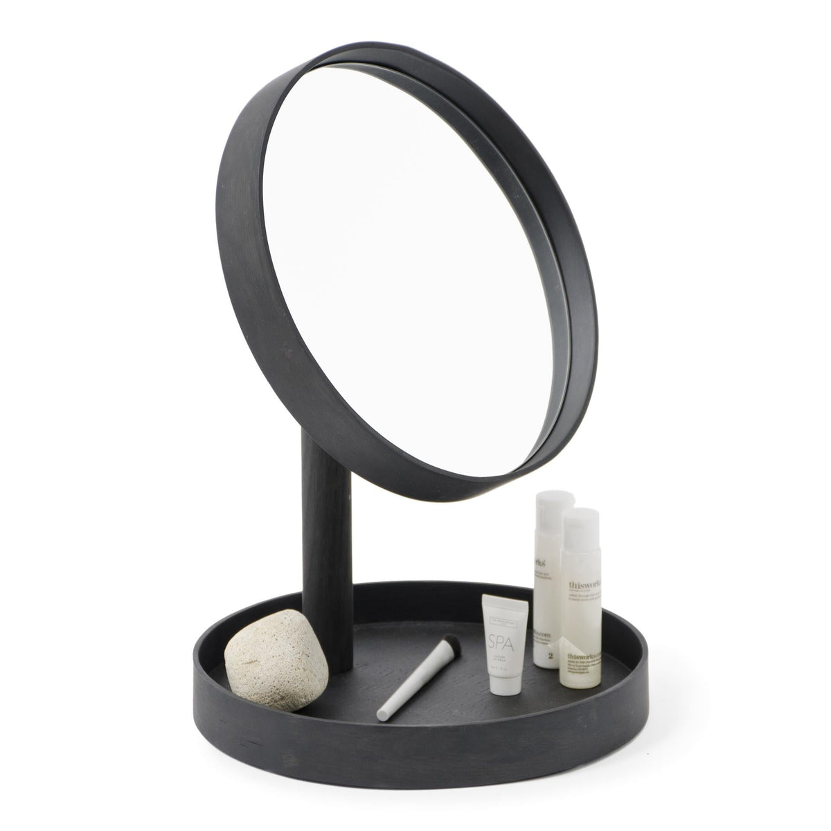 magnify mirror look - dark oak