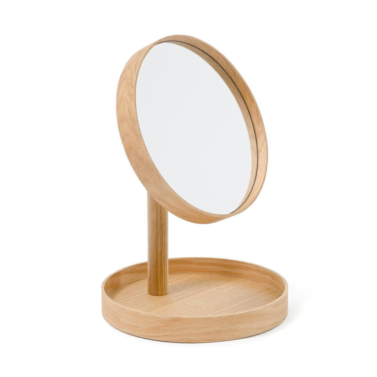 magnify mirror look - oak