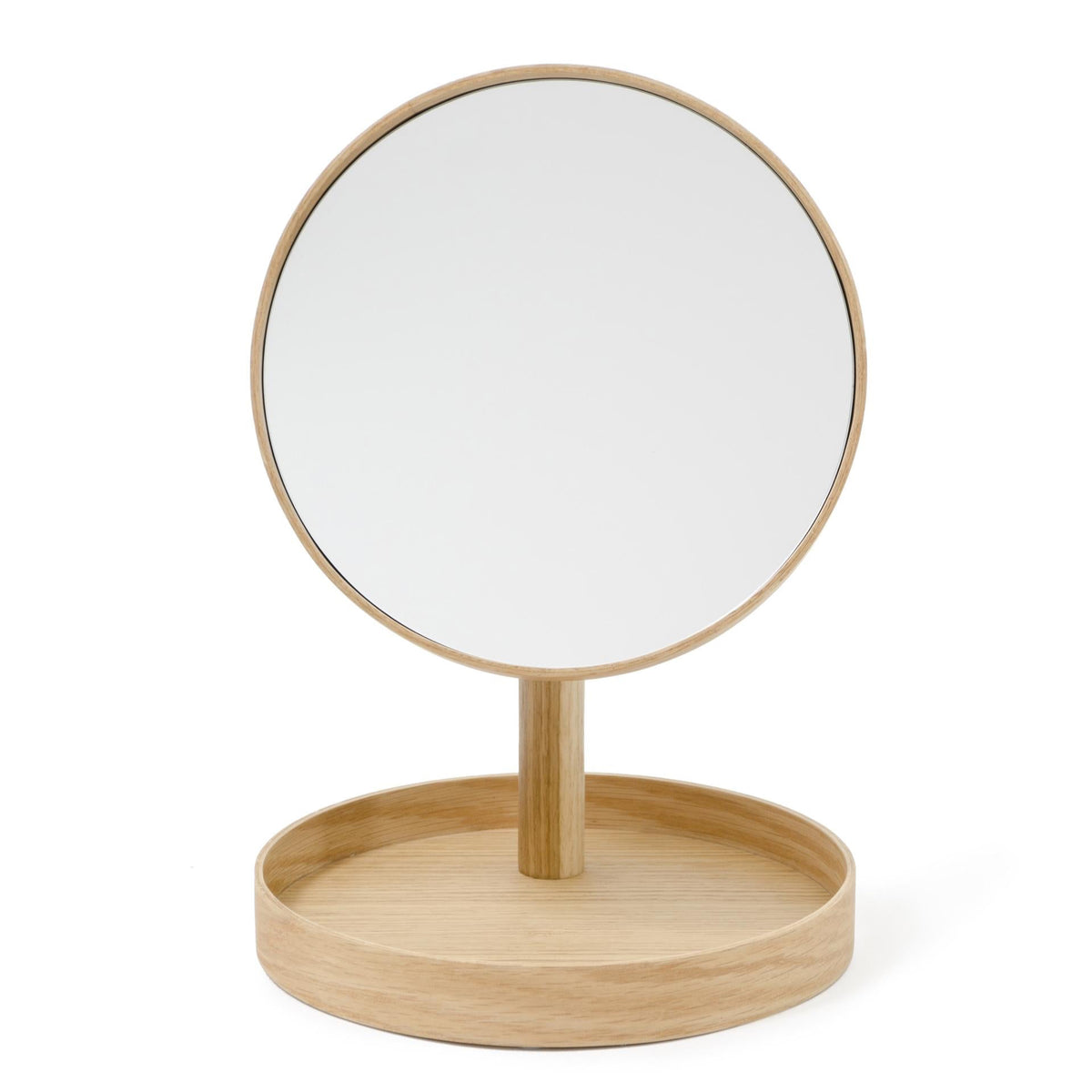magnify mirror look - oak