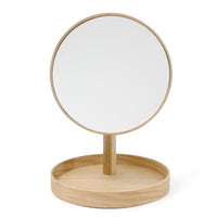 magnify mirror look - oak