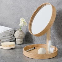 magnify mirror look - oak