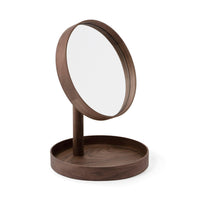 magnify mirror look - walnut