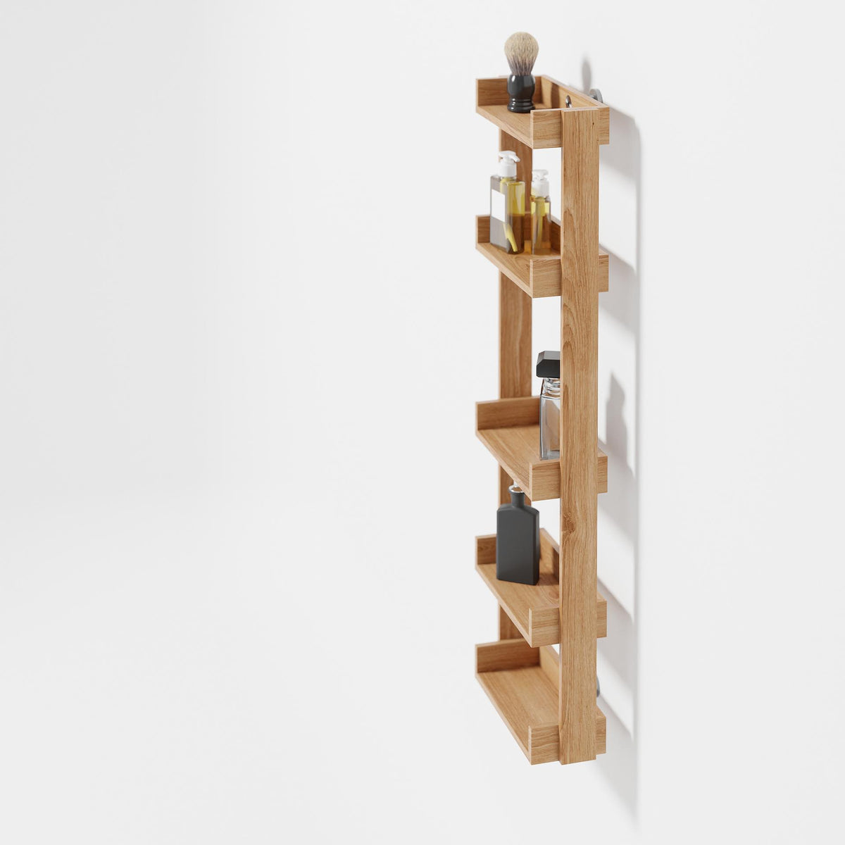wall shelf multi 706 yoku - oak