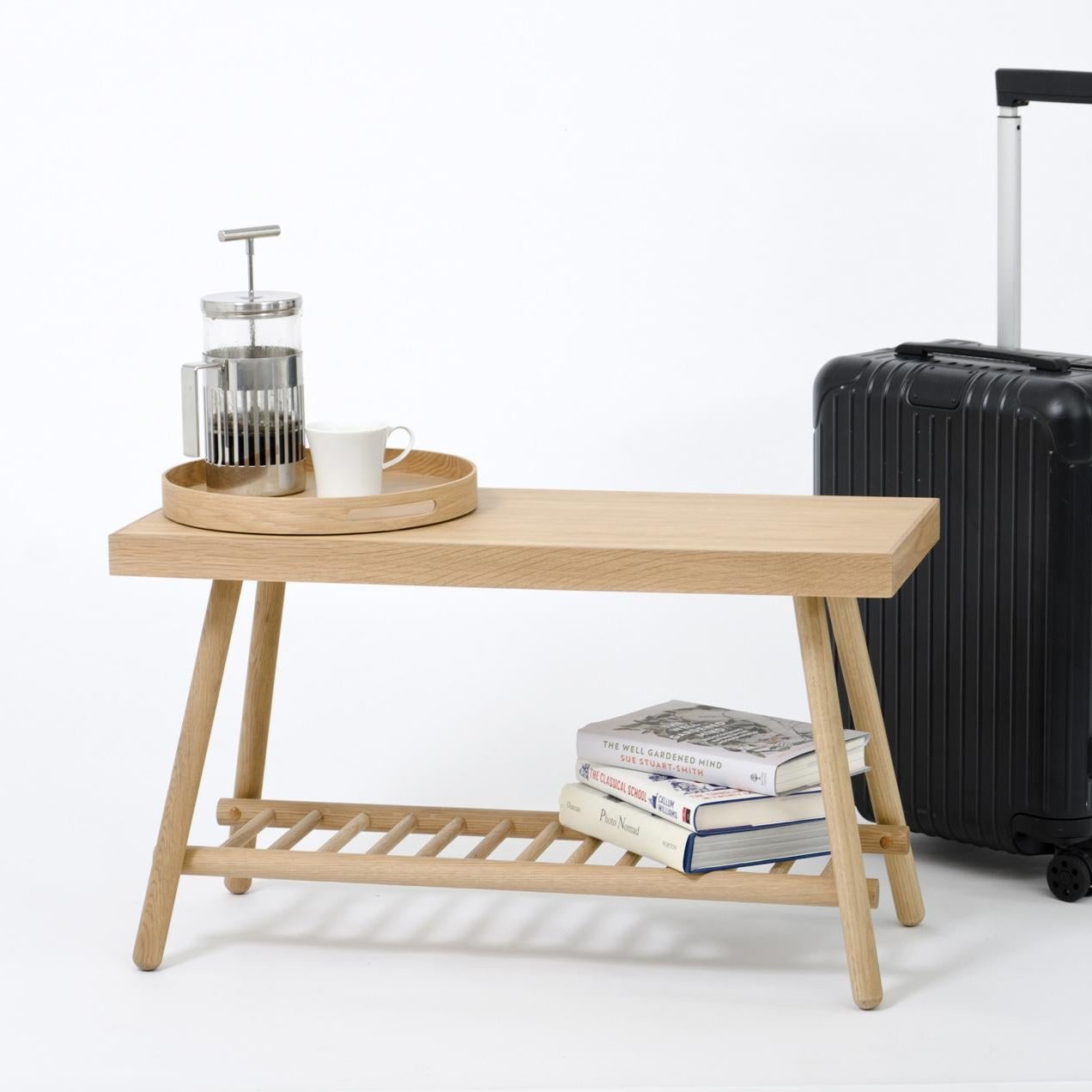 bench 75 oak | modern oak storage bench | wireworks london – Wireworks