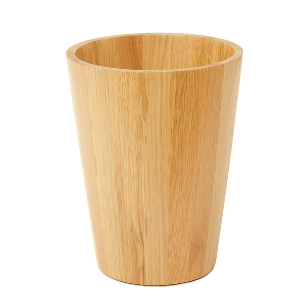 Round bin 'Mezza' oak