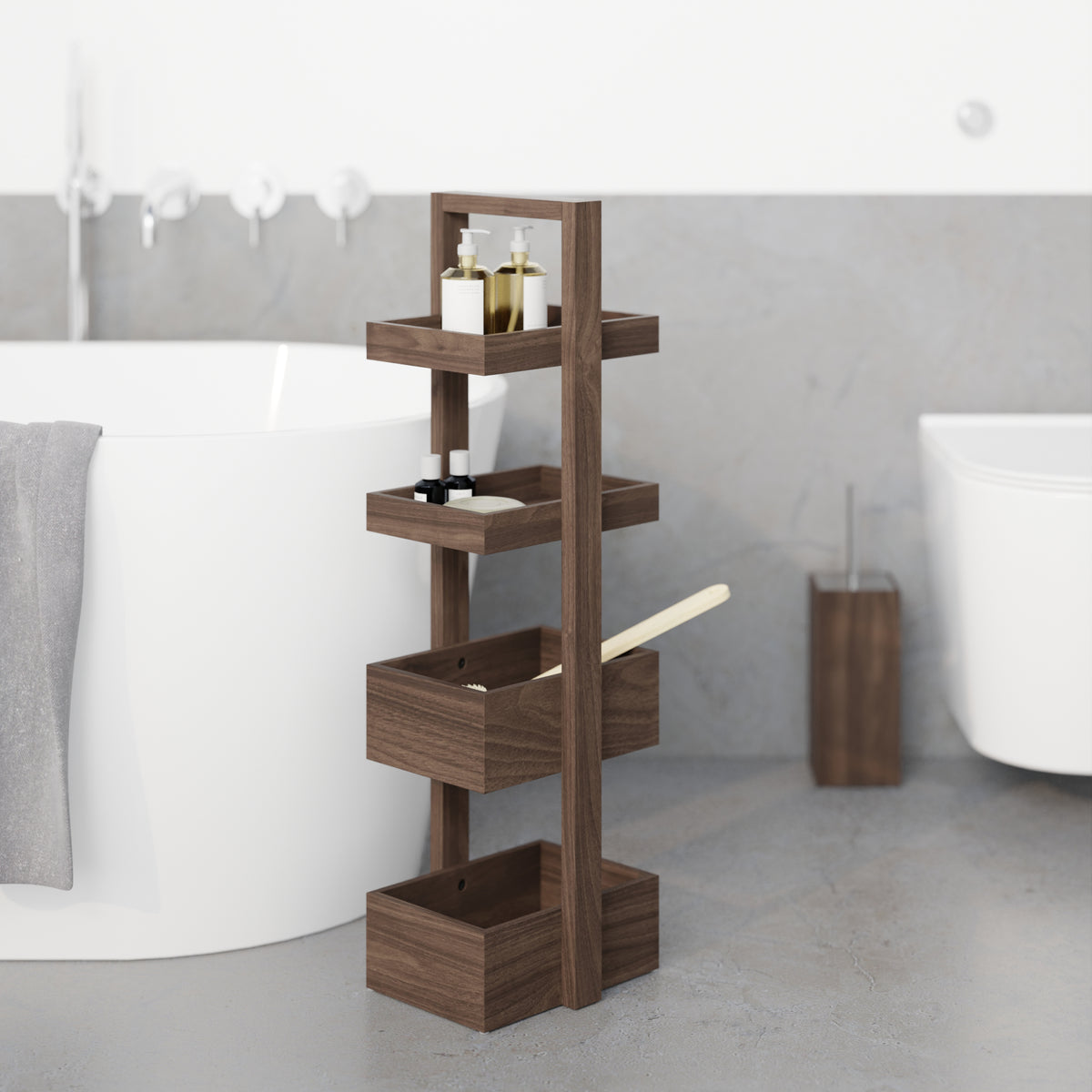 Caddy 'Yoku' walnut
