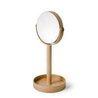 magnify mirror close up - oak