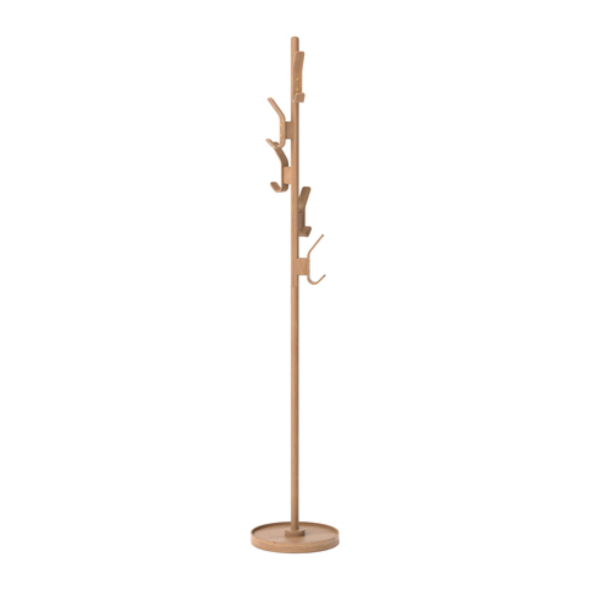 coat stand right hook - oak