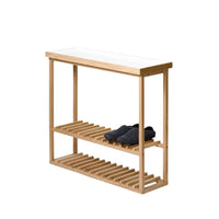 console table hello - white