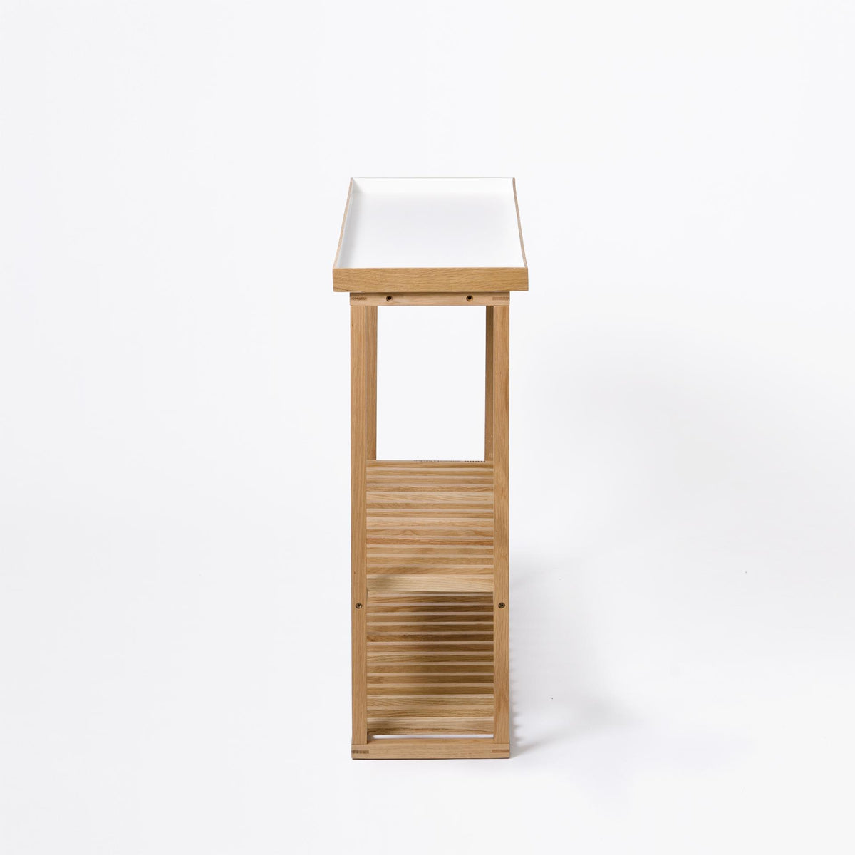 console table hello - white