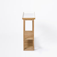 console table hello - white