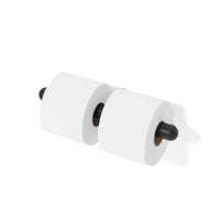 toilet roll holder double yoku - dark oak