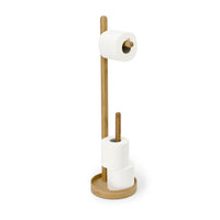 freestanding roll holder yoku - bamboo