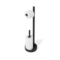 freestanding roll holder 'Yoku' dark oak