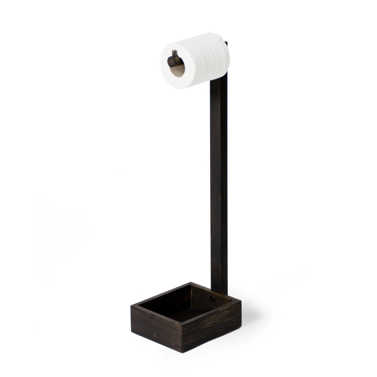 freestanding roll holder dark oak