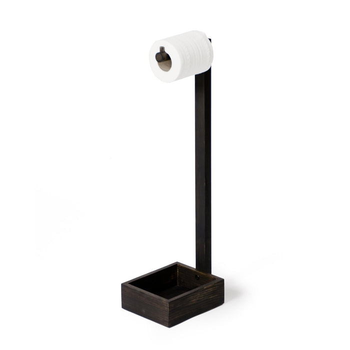 freestanding roll holder dark oak