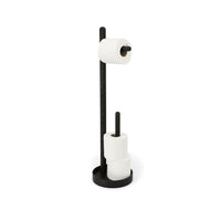 freestanding roll holder 'Yoku' dark oak
