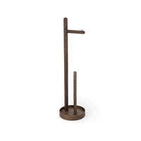 freestanding roll holder 'Yoku' walnut
