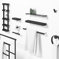 towel rail yoku - dark oak