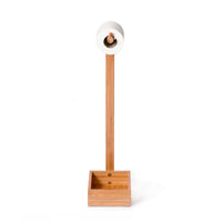 freestanding roll holder bamboo