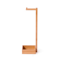 freestanding roll holder bamboo