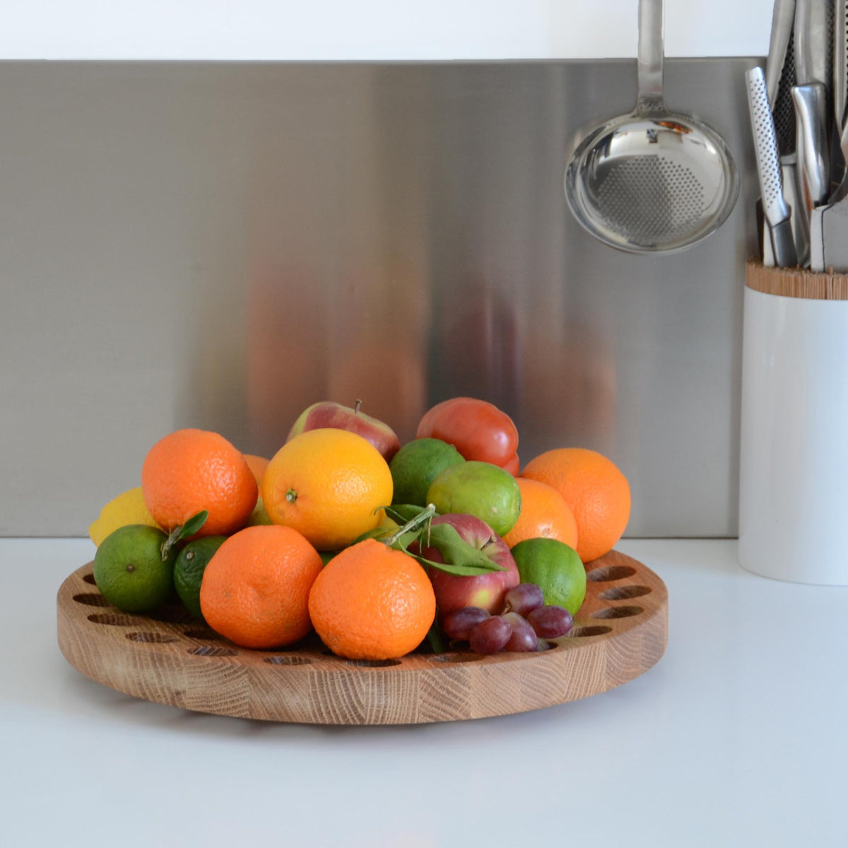 fruit bowl geo - oak