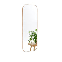 wall mirror gaze - oak