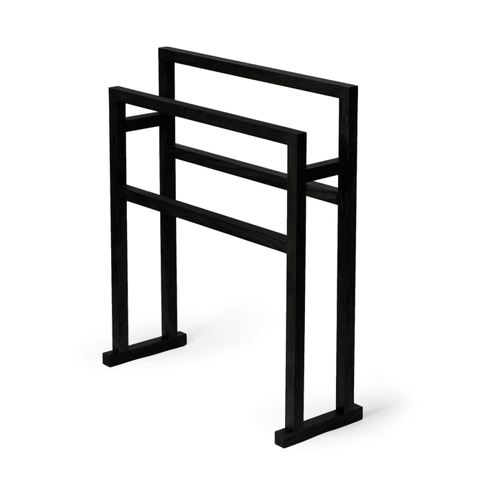 towel rail grande - dark oak