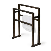 towel rail grande - dark oak